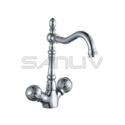 Two Handle Kitchen Sink Mixer Tap-83608