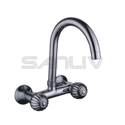 Wall Kitchens on Wall Mounted Kitchen Sink Mixer Tap 83210   Cheap Best Kitchen Faucet