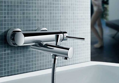 Wall Mount Faucet-Contemporary Bathroom Design