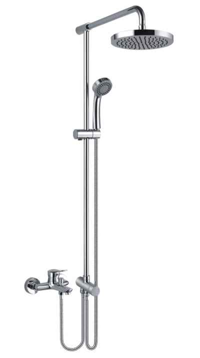 Single Handle Bath Shower Faucet With Rain Shower Set Installation