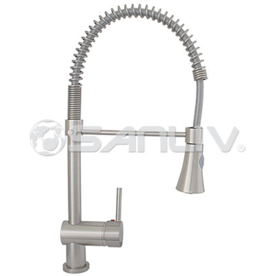 Bathroom Faucets on In Brushed Nickel Finish   Cheap Pull Out Spray Kitchen Faucet News