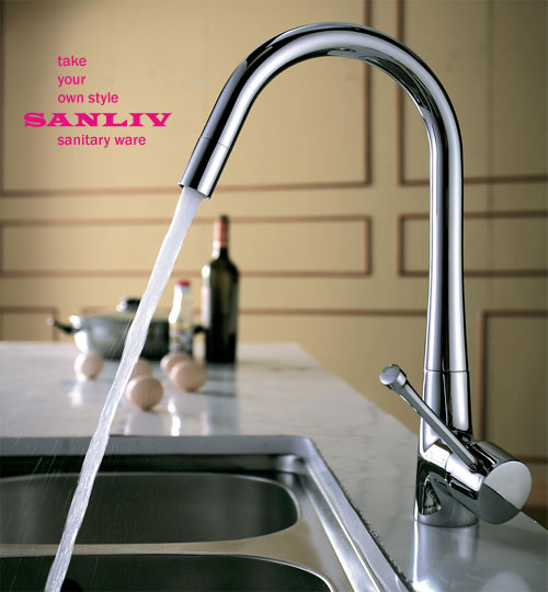 Kitchen Mixer Tap is a faucet that mixes hot and cold water