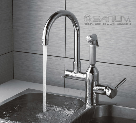 kitchen tap on Tap With Pull Out Spray And Swivel Spout   Cheap Best Kitchen Faucet