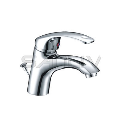 Single Hole One Handle Brass Bathroom Sink Basin Mixer Tap Faucet Chrome