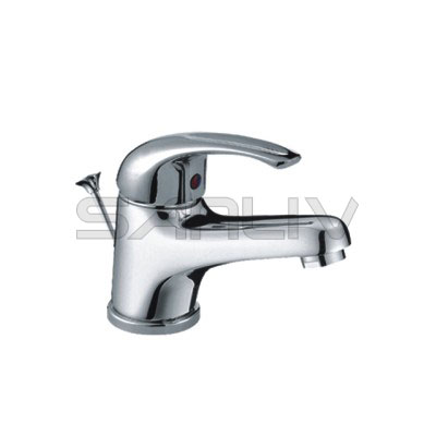 35mm Cartidge Brass Bathroom Sink Faucet Chrome-66101 