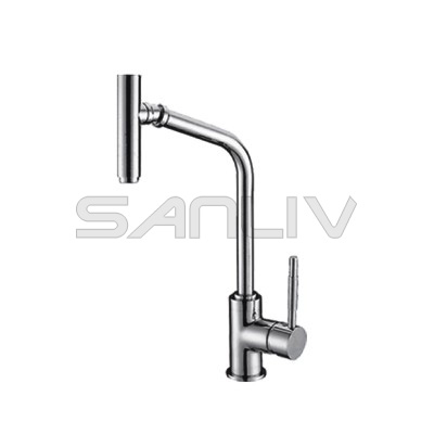 Modern Brass Single Handle Kitchen Mixer Faucet-28201
