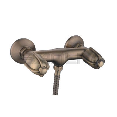 Bronze shower mixer taps, bathroom shower faucet