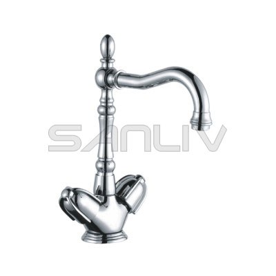 Two handle Chrome Sink Mixer Tap 83308
