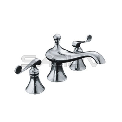 Two-Handle Widespread Lavatory Faucet Trim Chrome
