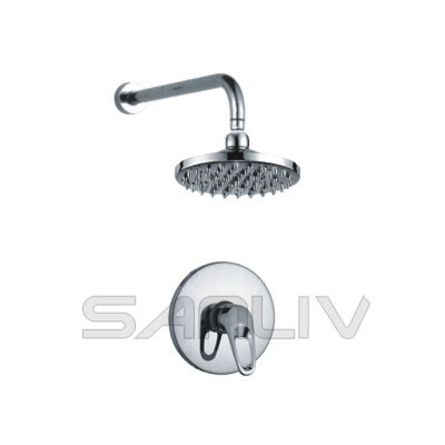 Concealed Satin Nickel or Chrome Shower Faucet by Sanliv