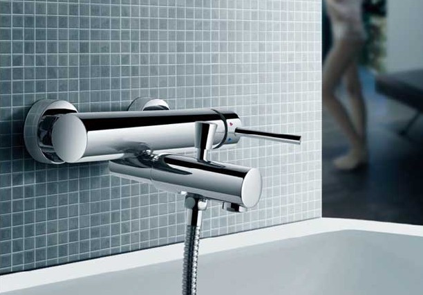 Wall Mount Faucet-contemporary Bathroom Design 