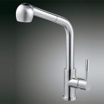Zero lead stainless steel pullout spray kitchen faucet