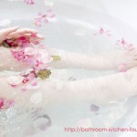 Sexy Girls enjoy Rose Bubble Bath in the bathroom