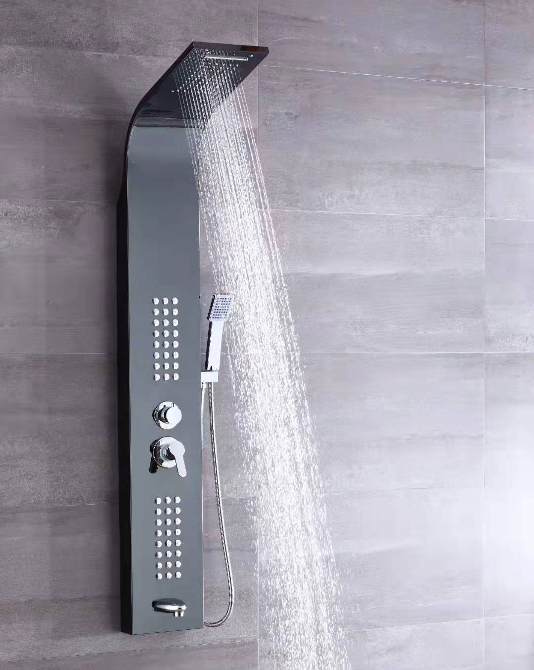 Los mejores paneles de ducha tipo lluvia