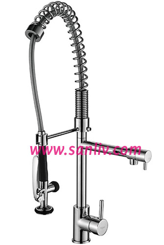 Commercial Pullout Spray Kitchen Faucet