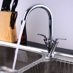 Classic Two Handle Bar Kitchen Sink Faucet
