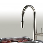 Discount Brushed Nickel Pull-Out Kitchen Faucet in America