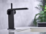 Matte Black Single Lever Bathroom Basin Faucet